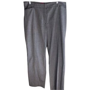 212 Collection Black and White Checkered Pants